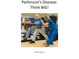 LSVT Big for Parkinson’s Disease: Think BIG!