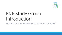 ENP Study Group Introduction