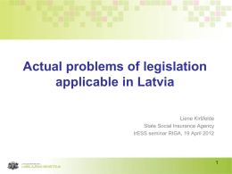 Pension system reform in Latvia: future challenges