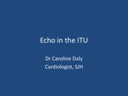 Scope of uses of ECHO in ICU