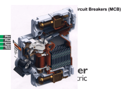Miniature Circuit Breakers (MCB)