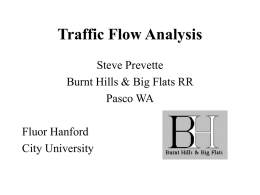Traffic Flow Analysis