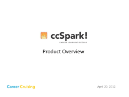 Product Overview - Career Cruising