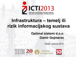 Ugroze informacijskog sustava - ICTI