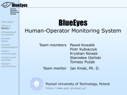 BlueEyes Human-Operator Monitoring System