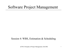 Software Project Management