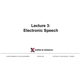 Electronic Speech - Carnegie Mellon University