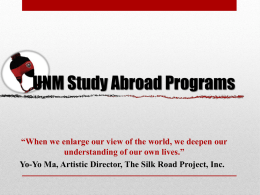 UNM Study Abroad Programs