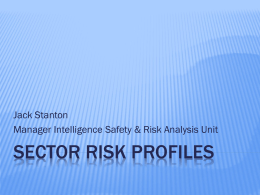 SECTOR Risk Profiles - Aviation Industry Association