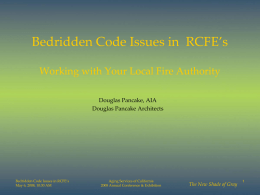 Where There&rsquo;s Smoke&hellip;.. Working with Your Local Fire Authority