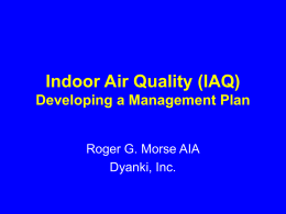 Indoor Air Quality (IAQ) - American Industrial Hygiene
