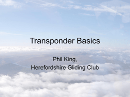 Transponders - Midland Gliding Club