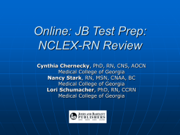 Online: JB Test Prep: NCLEX