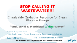 The most valuable & in house resource of Clean Water and