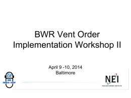 NRC Order EA-2013-109 Template Elements and Workshop