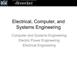 Electrical, Computer, and Systems Engineering