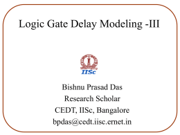 Gate Delay Modeling Part-1