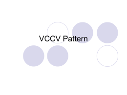 Reading VCCV Pattern
