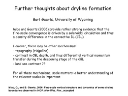 Further thoughts about dryline formation