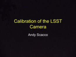 Calibration of the LSST Camera