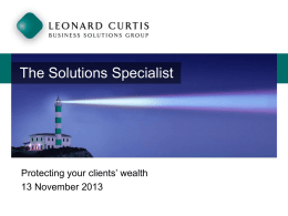 The Solutions Specialist