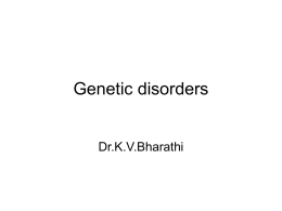 Genetic disorders - Welcome to nky.wikidot.com
