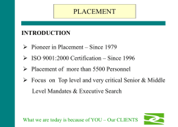 Pre-Qualification Presentation Administrative Reforms in
