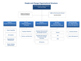 HR Organisation Chart - University of Melbourne
