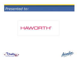 HR CHALLY GROUP - Haworth