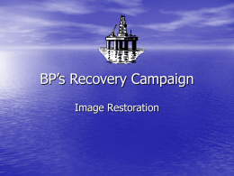 BP’s Recovery Campaign