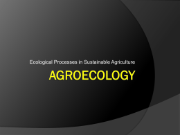 AGROECOLOGY - bp.ub.ac.id