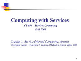 Chapter 1: Computing with Services