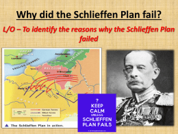 Why did the Schlieffen Plan fail? - mrbuddhistory.com