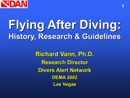 history of decompression safety and dive tables