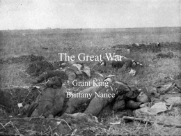 The Great War - Richland County School District Two