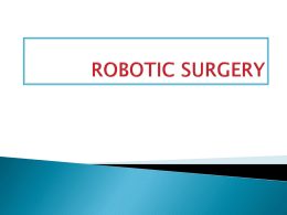 ROBOTIC SURGERY - Itprojectsforyou