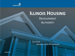 Illinois Association of Realtors – Housing Finance Panel