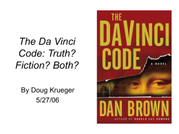 Introduction: Major Questions about The DaVinci Code