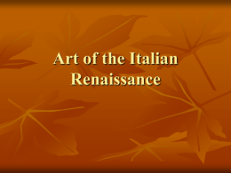 Italian Renaissance Masters - Online