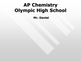 Scientific Method - Olympic High School Home Page