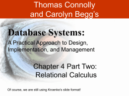 Thomas Connolly and Carolyn Begg’s