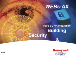 WEBs-AX Building Security & Automation