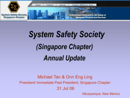 System Safety Society (Singapore Chapter) Get