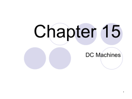 Chapter 15 DC Machines