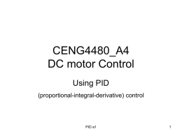 DC motor Control