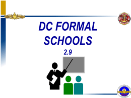 DC FORMAL SCHOOLS