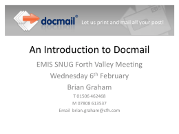 An Introduction to Docmail