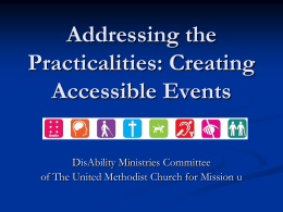 Designing Accessible Meetings and Events