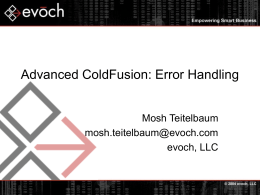 ColdFusion Foundations: HTTP