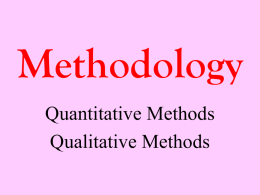 Methodology - Kennedy HS